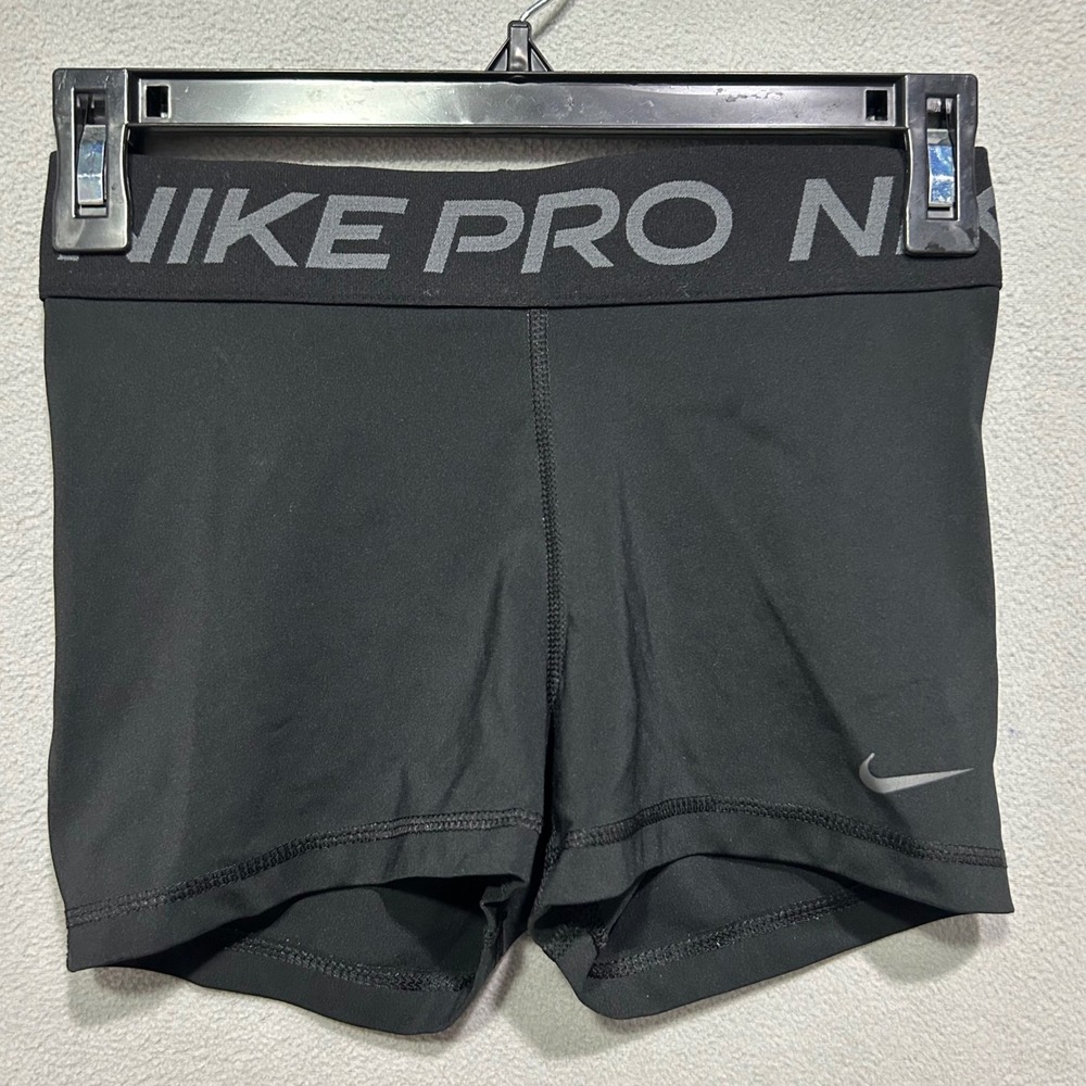 Nike Pro Dri-FIT Running Shorts Small Black 3 Inch Inseam Athletic Compression